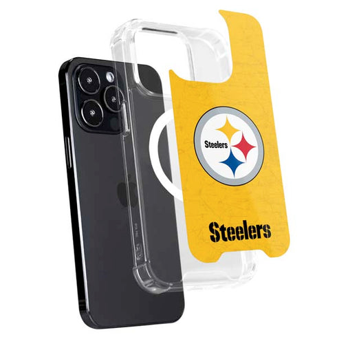 NFL Pittsburgh Steelers - Alternate Distressed iPhone 16 Pro MagSafe Case